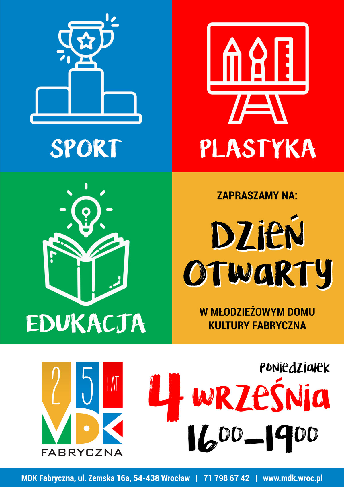 Zapraszamy na Dzień Otwarty - 04 września 2023