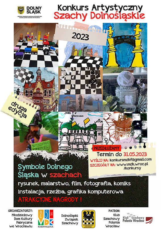KONKURS ARTYSTYCZNY "SZACHY DOLNOŚLĄSKIE" - Wyniki konkursu !!!